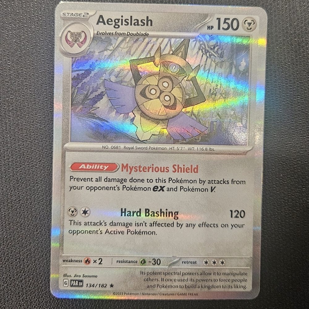 POKEMON TCG Card Aegislash Rare 134/182